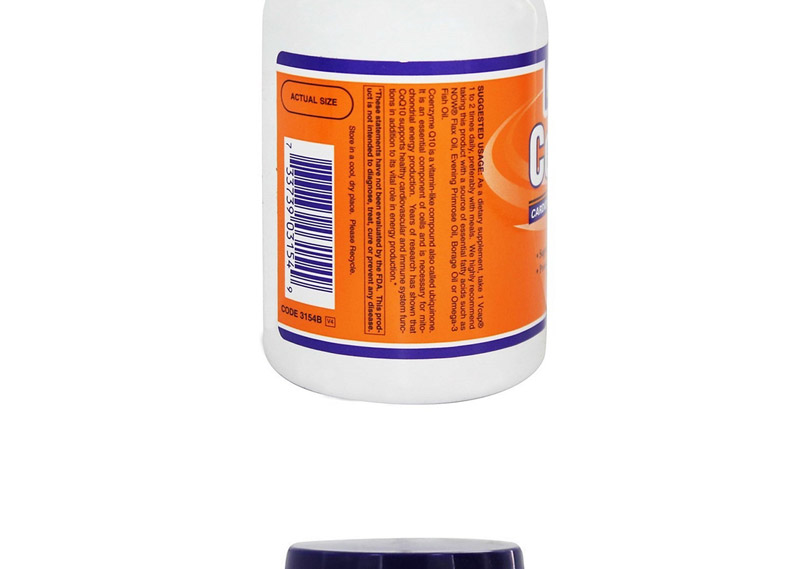 Coenzyme q10 viên 180 viên nang bảo vệ mạch máu tim mạch trung niên thiếu máu cung cấp sản phẩm y tế Hoa Kỳ gốc - Thức ăn bổ sung dinh dưỡng bổ sung kẽm