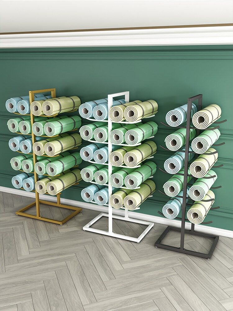 Yoga mat containing shelf Foam Shaft Placed shelf Divine Instrumental Shop Equipment Tool Containing Shelf Finishing Racks-Taobao