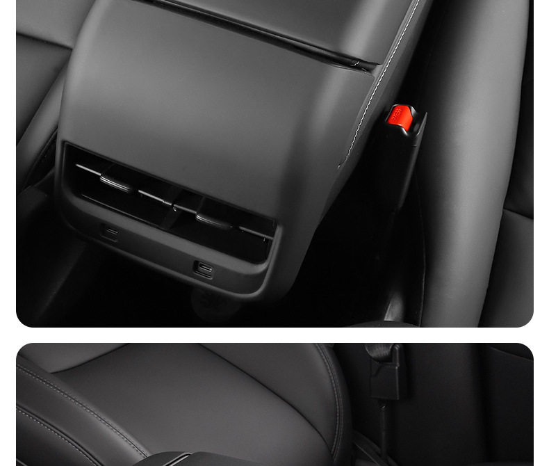 Подлокотник поле рукав 适用特斯拉model3/y扶手箱盖板保护套中控车内饰壳罩改装丫配件
