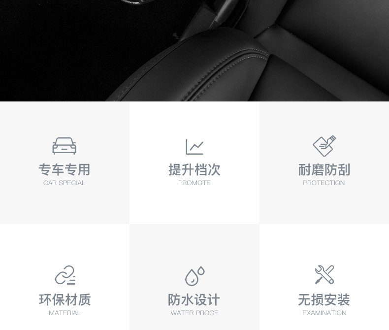 Подлокотник поле рукав 适用特斯拉model3/y扶手箱盖板保护套中控车内饰壳罩改装丫配件