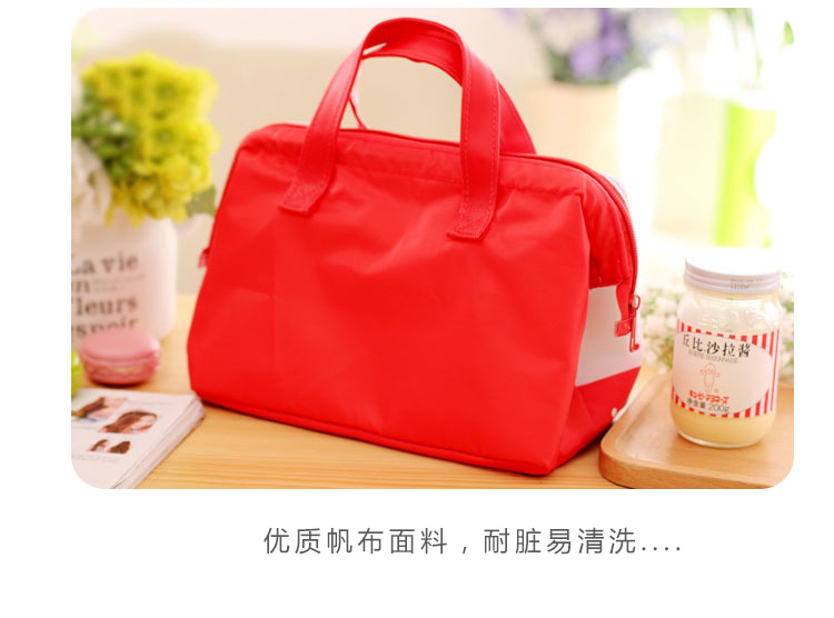 Hello Kitty Creative Hộp ăn trưa Túi hoạt hình Túi tote dễ thương Túi Bento Gói Sinh viên di động Hộp cơm trưa không thấm nước - Hộp cơm điện sưởi ấm cặp lồng cơm giữ nhiệt