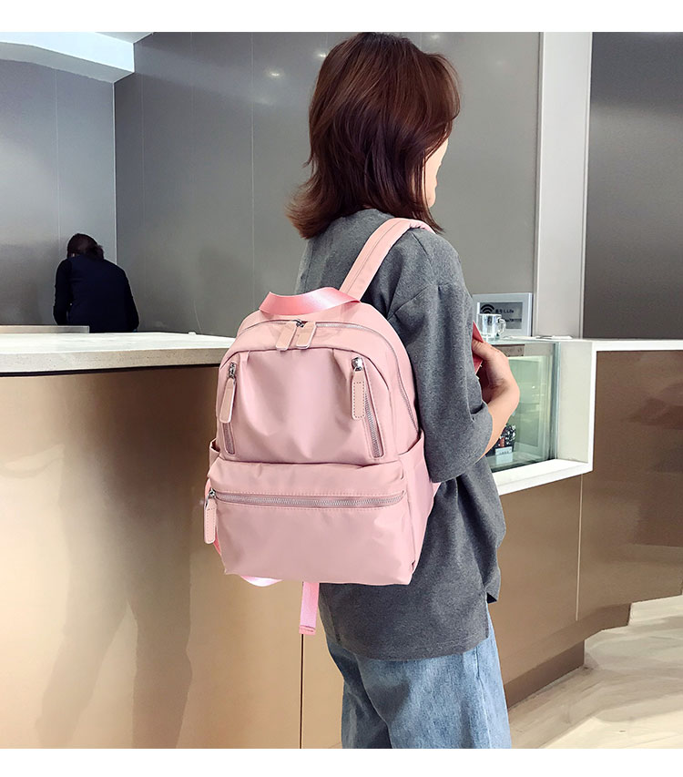 Trẻ em nhẹ du lịch ba lô cô gái cô gái thời trang đơn giản nhỏ ba lô tiểu học không thấm nước túi du lịch thủy triều - Túi bé / Ba lô / Hành lý balo đi học cấp 1