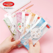 Master student stationery ruler ruler triangle ruler triangle ruler protractor student use ruler four-piece set wholesale childrens painting mathematics measurement tool primary school supplies ruler set