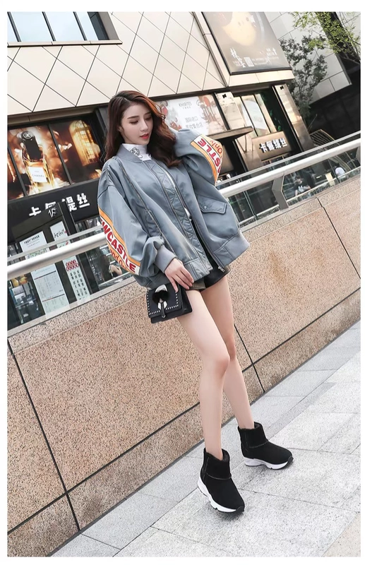 Giày tuyết nữ ống ngắn 2018 mùa đông mới cộng với nhung dày, giày cotton ấm áp thể thao nữ chống trượt đế dày