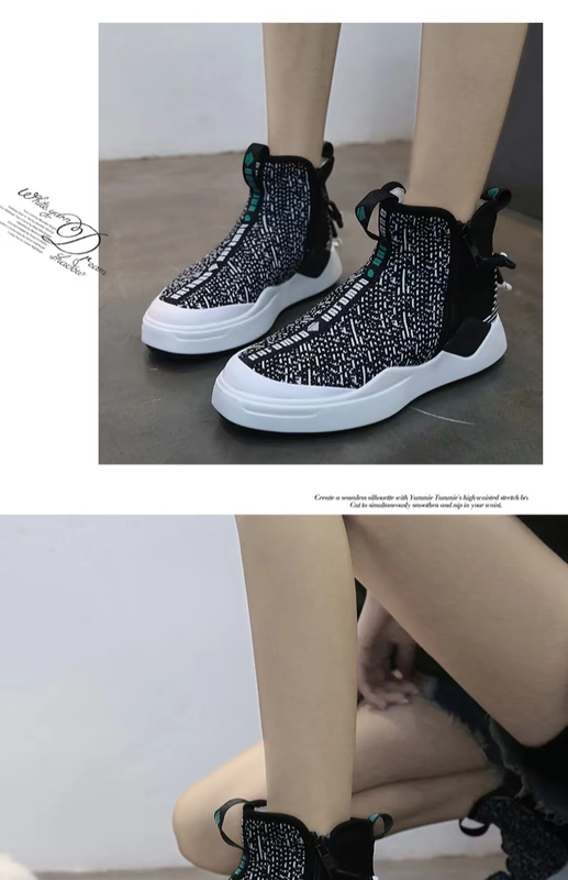 Giày sneaker nữ cao cấp 2018 phiên bản mới của Hàn Quốc ulzzang