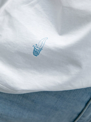 Хлопковый заварочный чайник, однотонная футболка, с печатью вашего логотипа, по фигуре, круглый воротник, в корейском стиле