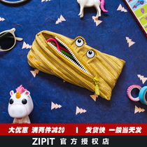 ZIPIT unicorn pencil case monster stationery ins Net Red personality funny pencil case transparent large capacity female