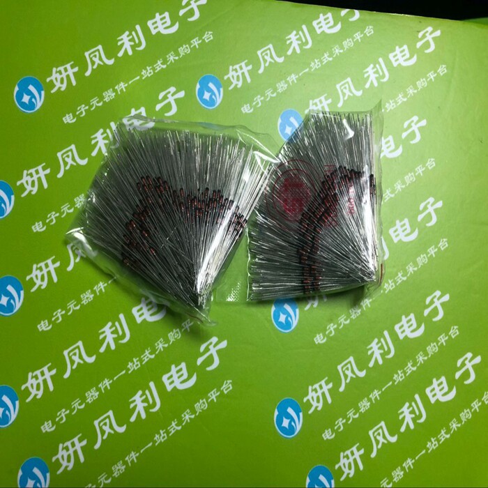 (Package of 250) Plug-in 1W regulator tube IN47441W15V4 7V5 6V8 2V DO-41 glass tube