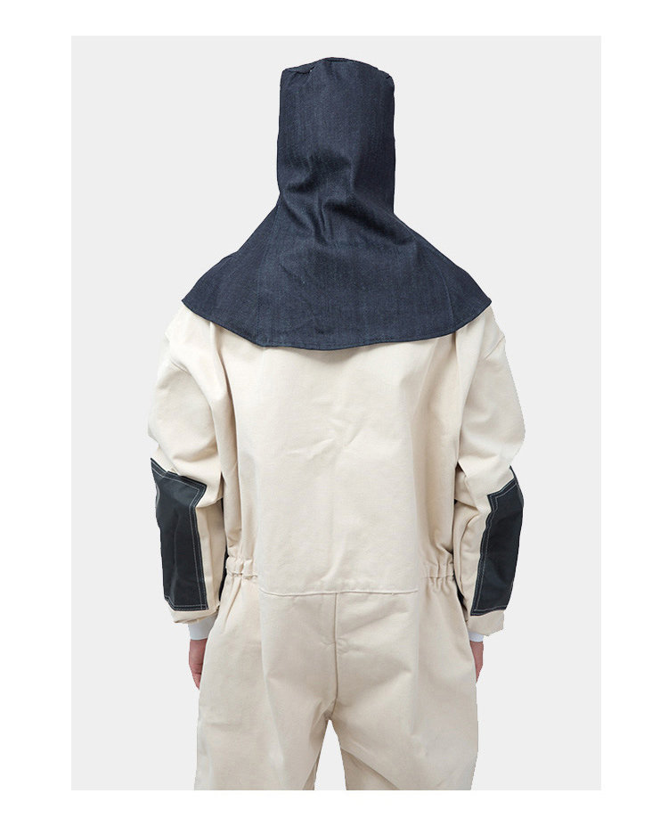 Защитные приспособления для головы 劳保牛仔风帽工地防尘帽搬运干活带披肩工作带眼镜透气打磨男女士