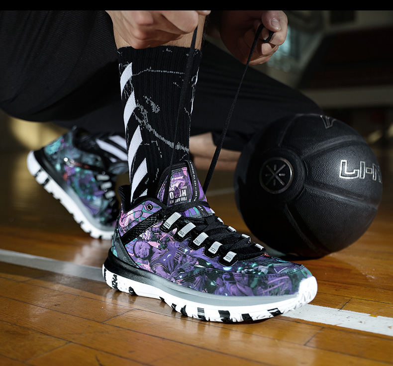 Giày bóng rổ Li Ning Giày nam phân hạch 7 Wade Road 6 Qinglong phong tỏa 2 sonic 5 nọc độc nhấp nháy giày thể thao cao cấp - Giày bóng rổ giày thể thao nam đẹp