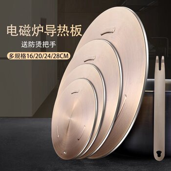 Induction Cooker Heat Conductor Plate for Kitchen Use, Gas Stove External Heat Conductor Plate, Special Anti-Blackening Defrosting Board for Clay Pots