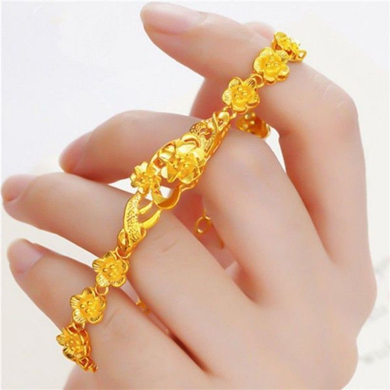 [Discount Price] High-End Golden Rose Bracelet, Exquisite and Exquisite Rose Bracelet, Holiday Gift for Best Friend