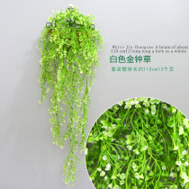 Simulation Floral hanging Orchid Vine Strips Fake Flowers Plastic Wall-mounted Home Guest Restaurant Basket Wall Decoration Plant Wall Decoration