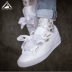 Puma rihanna nơ trắng ruy băng trắng tinh khiết mặt da giày nữ 363073-02 giày xtep Dép / giày thường