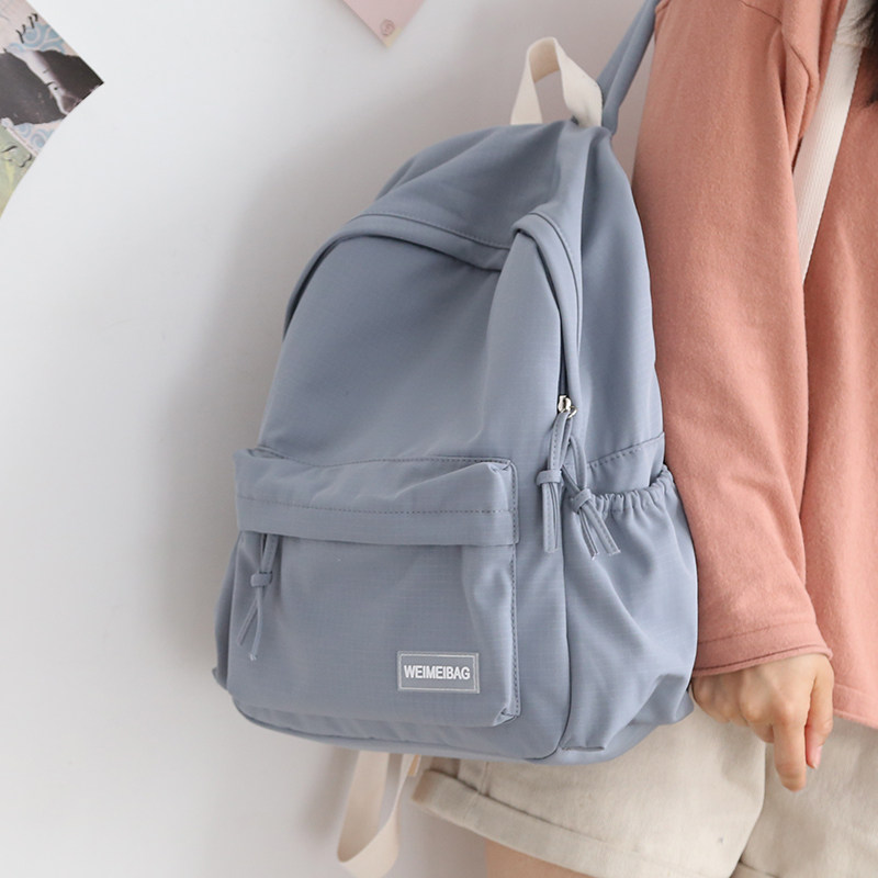NR Sen department wild dark grain shoulder bag women's book bag Middle school students junior high school students Korean version of the backpack women's shoulder college students
