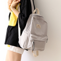 Ancient sense of girl simple school bag Female Korean version of high school backpack College student fashion joker backpack Womens shoulder bag