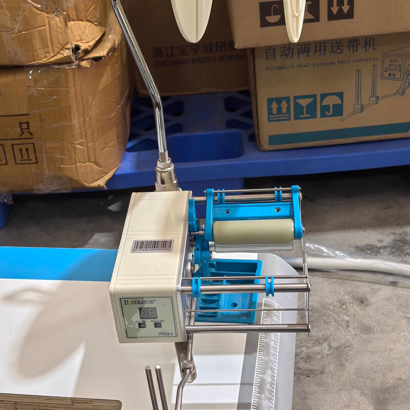 Side-Feed Automatic Tape Feeding Machine, Electric Tape Loosening Machine, Electric Synchronous Tape Feeding Machine, 8cm Long Rubber Wheel