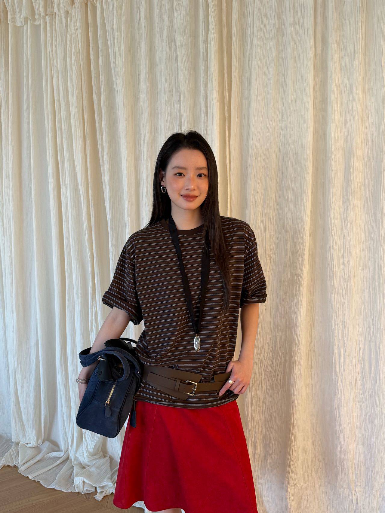 waitmore футболка женская с короткими рукавами в полоску контрастных цветов корейский стиль весна 2026