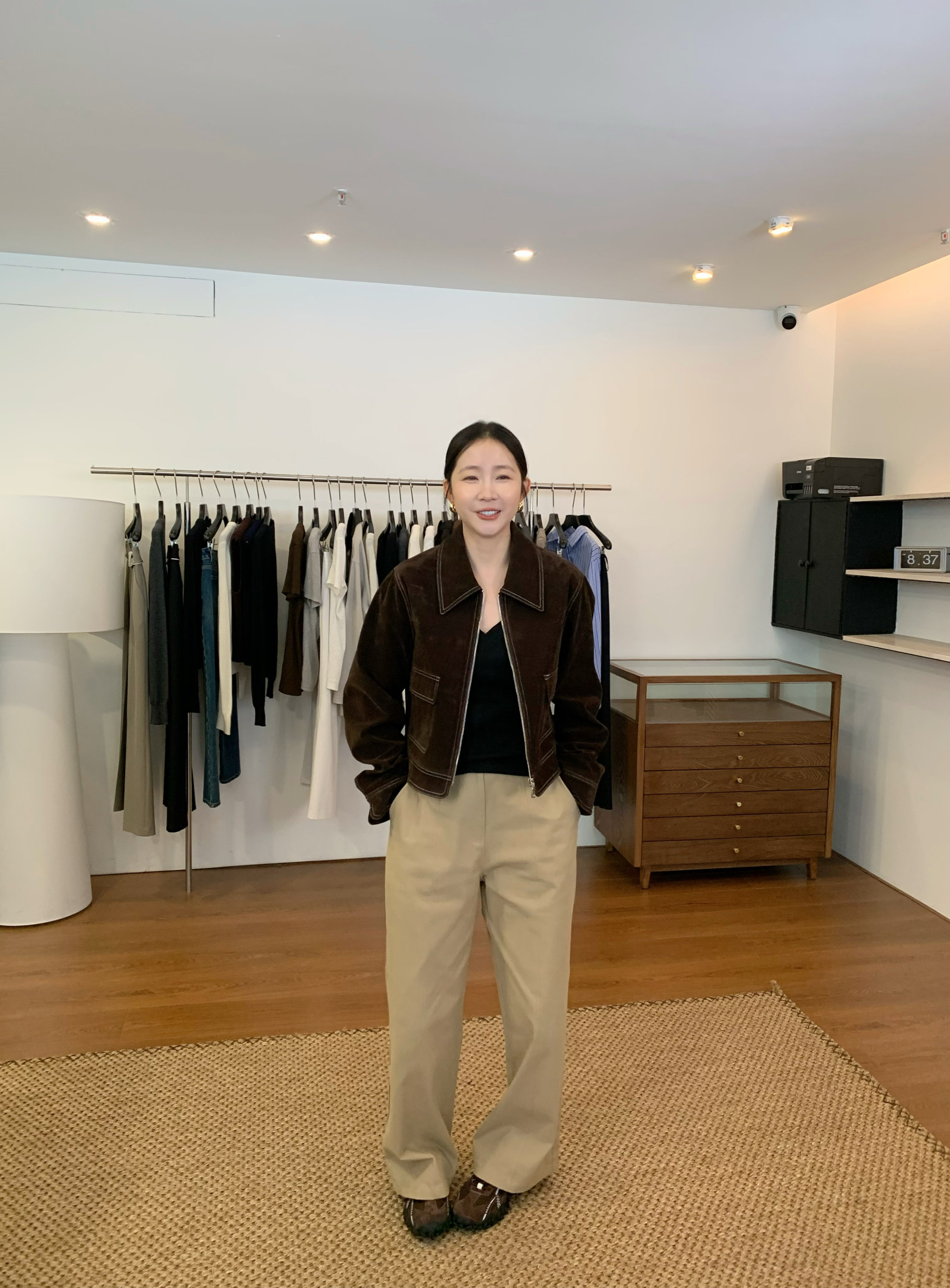 widelia жакет с отворотным воротником винтажный на молнии универсальный приталенный повседневная куртка весна-осень 2026