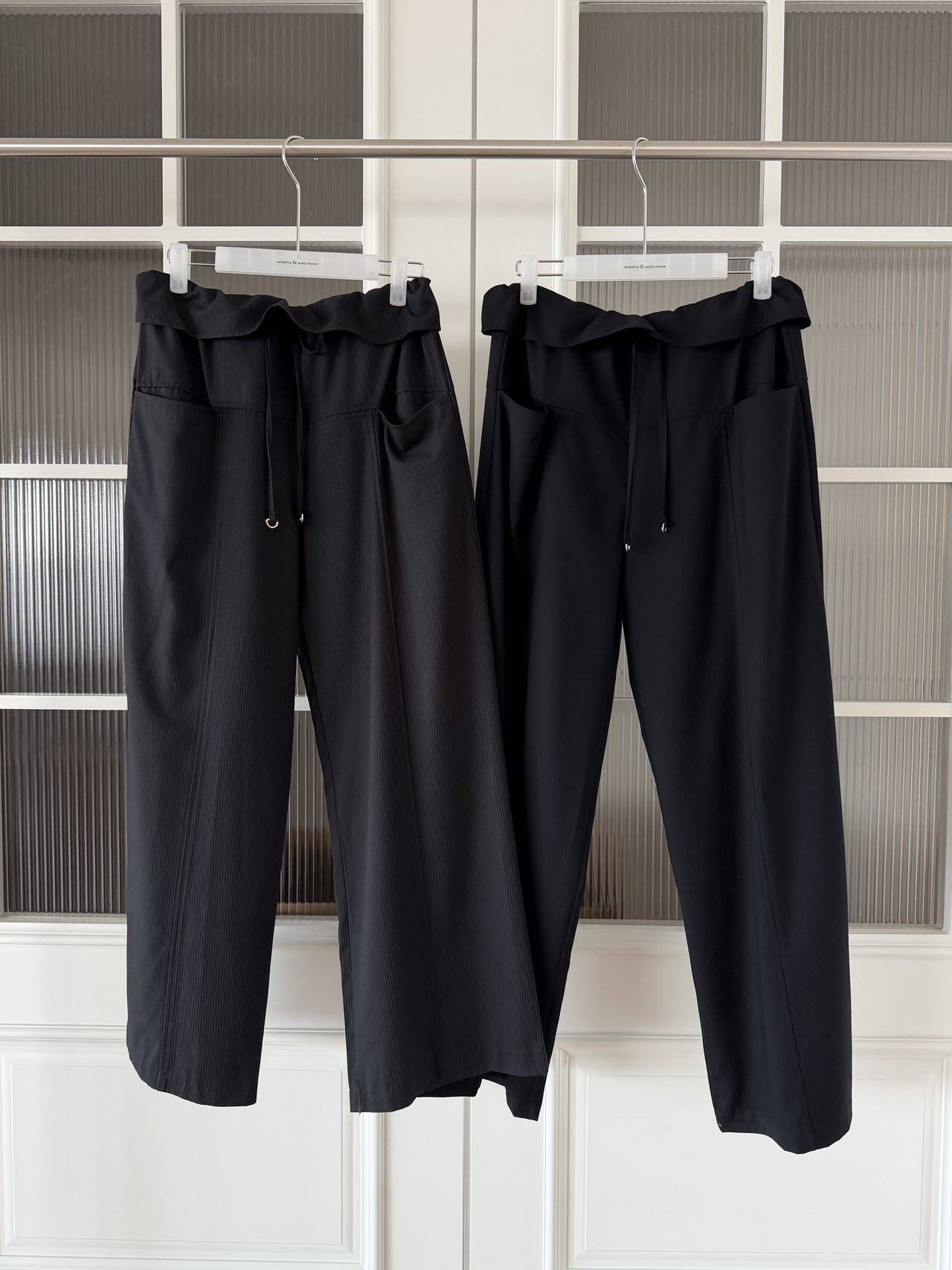 waitmore2026 весенняя новинка стильные широкие брюки с завязками и шнуровкой стройнящие универсальные повседневные женские