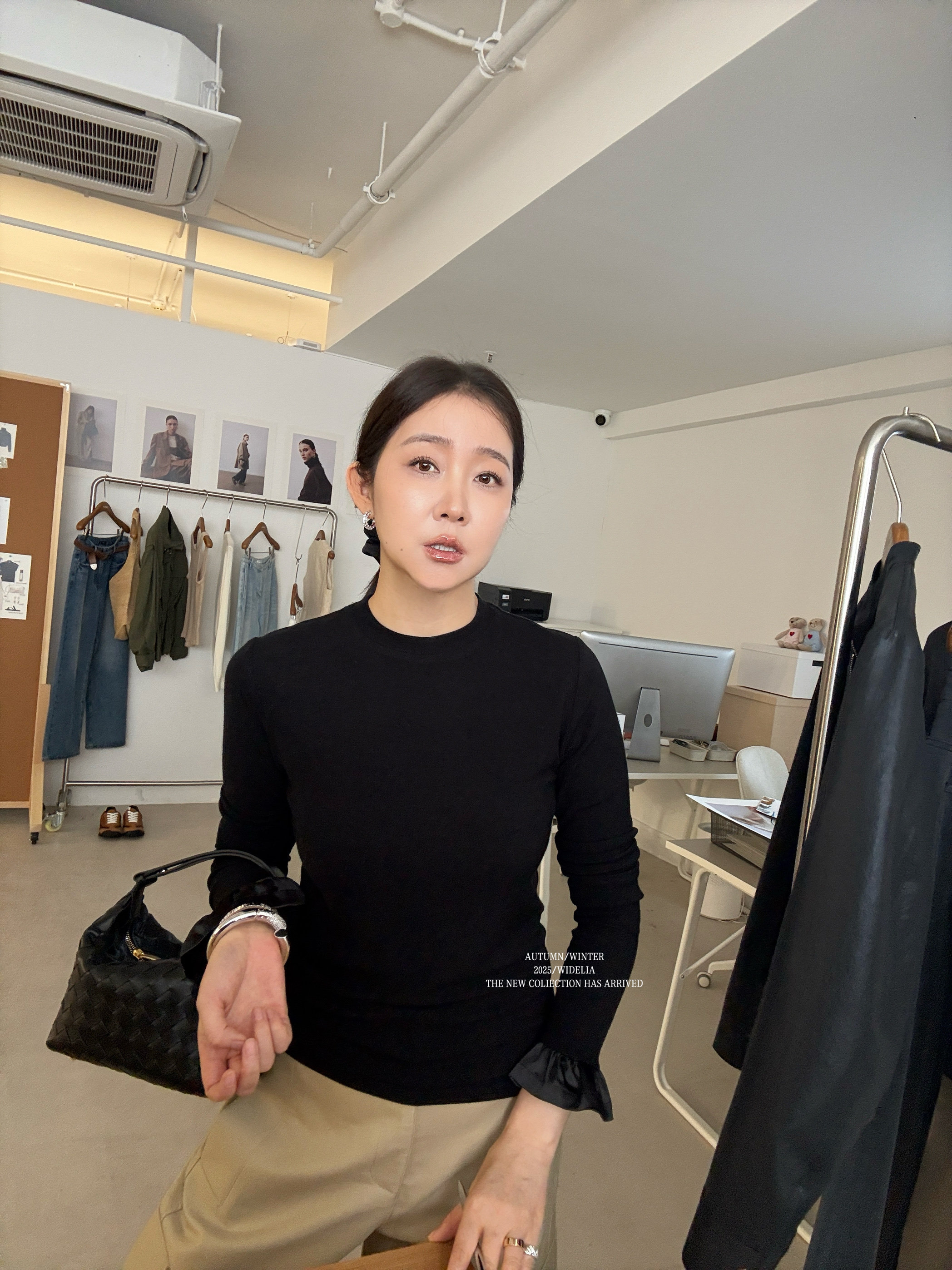 WIDELIA дизайнерская блузка с кружевными рукавами-колокол, женская футболка с длинными рукавами