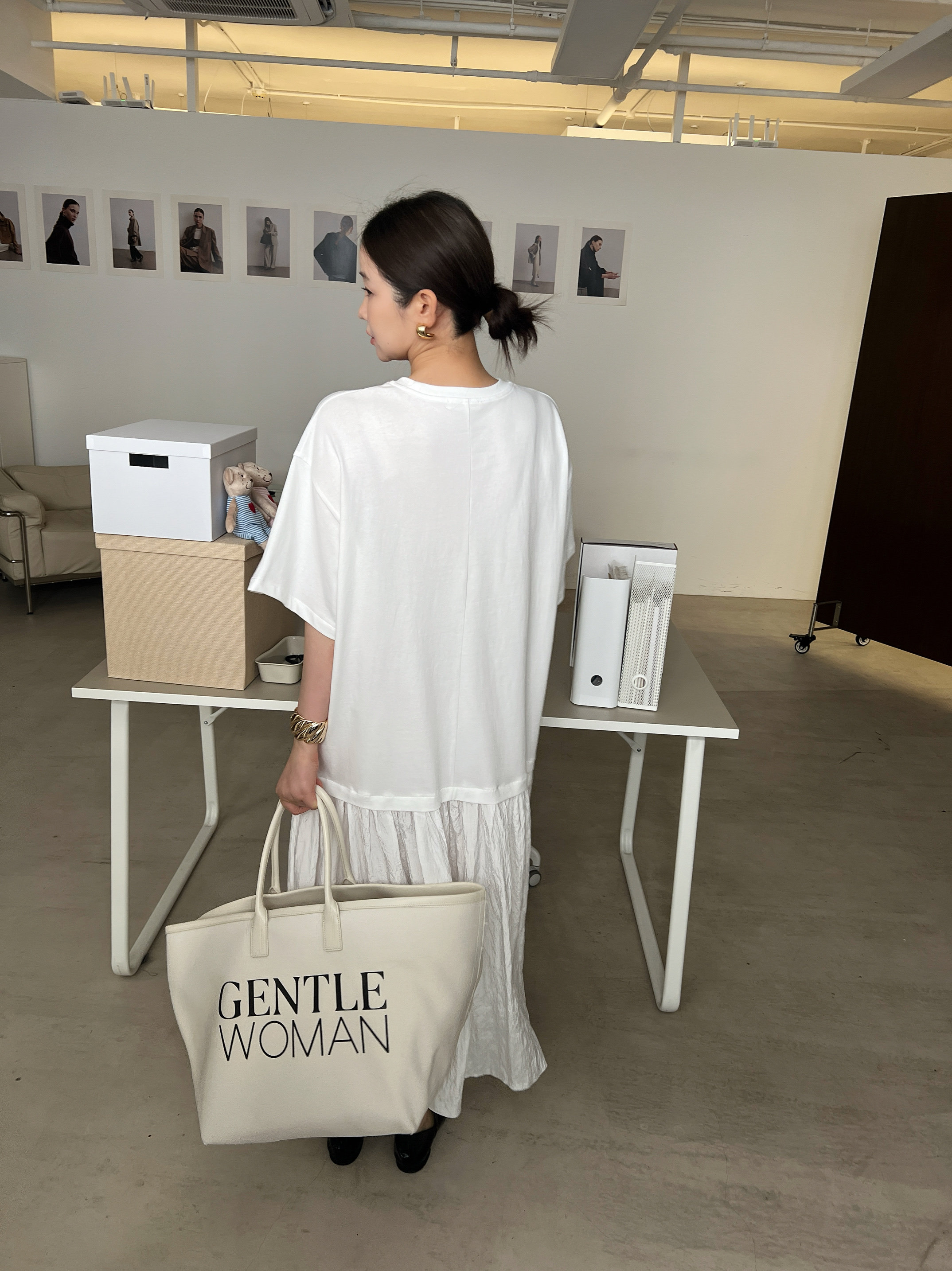 WIDELIA платье футболка с круглым воротом и сетчатыми вставками свободное летящее длинное платье лето 2025