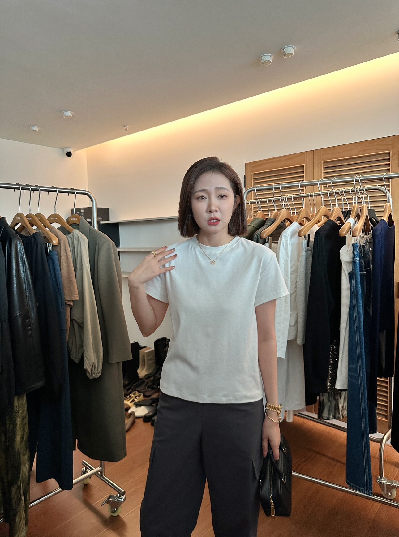 widelia футболка женская с круглым вырезом и короткими рукавами, универсальная свободная базовая осенняя 2025