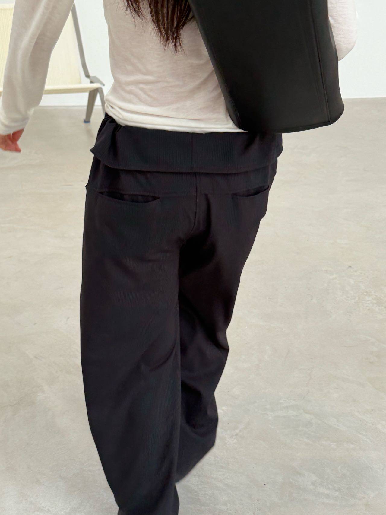 waitmore2026 весенняя новинка стильные широкие брюки с завязками и шнуровкой стройнящие универсальные повседневные женские