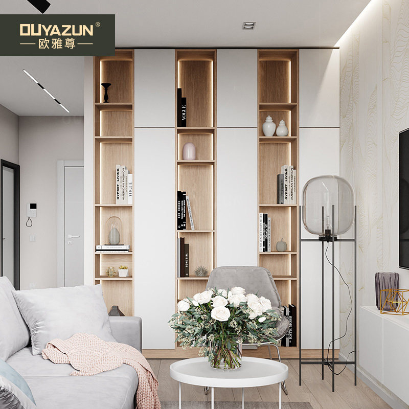Oyazzun Full house Custom modern minimalist wine cabinet Dining Room Dining Cabinet Entrance Wine Cabinet Set Up Multifunction Storage Cabinet