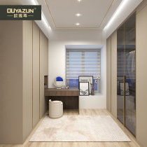  Ouyazun customized whole wardrobe Walk-in cloakroom customized glass door light luxury wardrobe whole house customized furniture