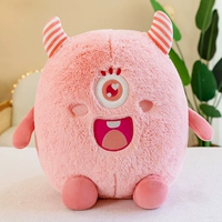 Синий розовый монстр, 25 см