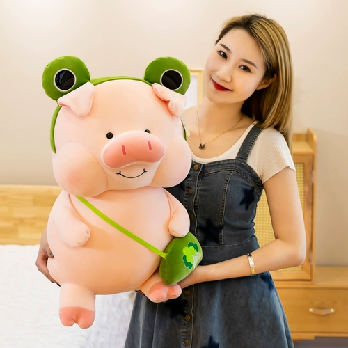 Милая плюшевая игрушка, детская тряпичная кукла, подушка для сна, свинья