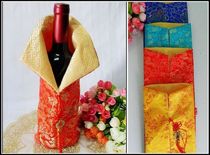 Handicrafts gifts Nanjing specialty Nanjing Yunjin red wine sets various fine wine bottle sets in stock