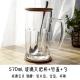 Cốc thủy tinh đựng cốc ăn sáng cốc lớn bụng cốc có nắp đặt ly cà phê chịu nhiệt hoa trà cốc cốc cốc - Tách