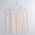 Áo 2 dây cotton nữ áo len ngắn tay trung niên áo vest hở cổ người lớn cỡ lớn đối đầu mẹ