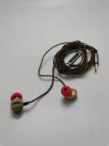 School Heiqing Bronze Age crescent shape Entrance Ear High Sound Quality Sports Earplugs Headphones phone Computer Line Control with wheat