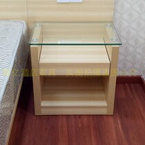 Custom city convenience hotel furniture Hotel apartment full set of beds Glass bedside table Luggage rack cabinet writing desk