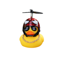 Little yellow duck turbo increase duck car duck motorcycle Iron Man electric car balance car ornaments Broken wind duck creative woman