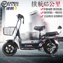 Battery electric bicycle Electric car Adult small pedal power scooter Double