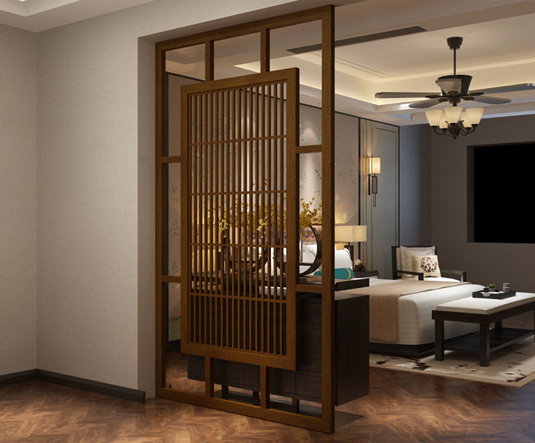 Mới Trung Quốc rắn gỗ màn hình rỗng hiên trang trí phân vùng phòng khách hiện đại tối giản hàng rào màn hình tùy chỉnh - Màn hình / Cửa sổ cac mau binh phong dep