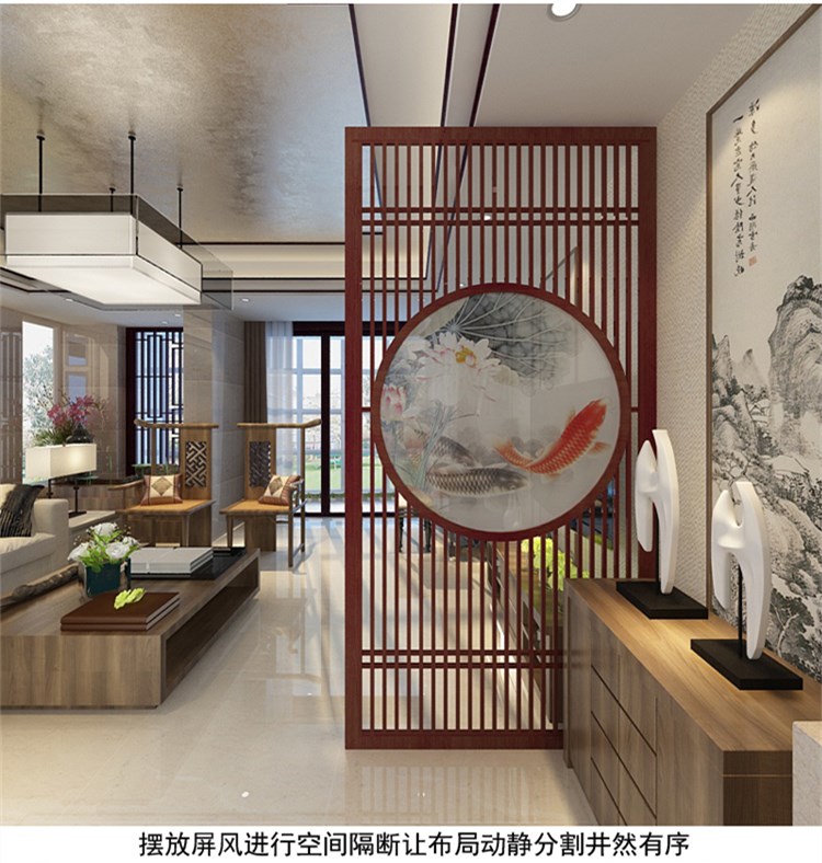 Mới phong cách Trung Quốc màn hình phòng khách rỗng vách ngăn gỗ rắn hiên phòng ngủ nhà Tongding Hàng rào khách sạn màn hình tùy chỉnh - Màn hình / Cửa sổ vách ngăn giả gỗ