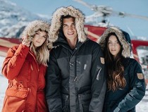 Fjallraven Arctic Fox mens cotton suit medium long cotton coat Barents Parka 81335