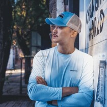 Patagonia Patagonia male sports sunscreen Capilene Cool Daily Fish52147