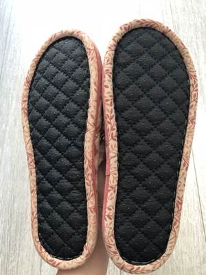 Slippers Three-layer bottom thickened cloth bottom Home interior pure cotton silent silent fabric wooden floor Household winter slippers