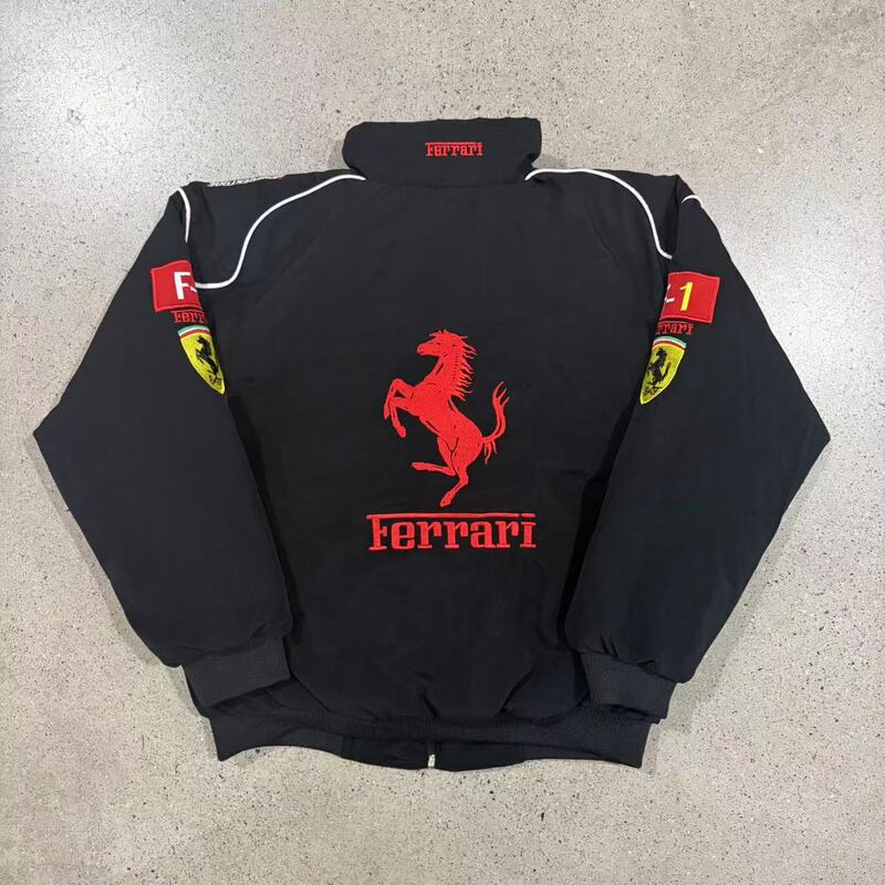 F1 Children's Clothing Formula Racing Suit Casual Cotton Jacket Kidsren's Retro Cotton Jacket Embroidered Baseball Jacket American Style Jacket F1 Children's Clothing Formula Racing Suit Casual Cotton Jacket Kidsren's Retro Cotton Jacket Embroidered Baseball Jacket American Style Jacket