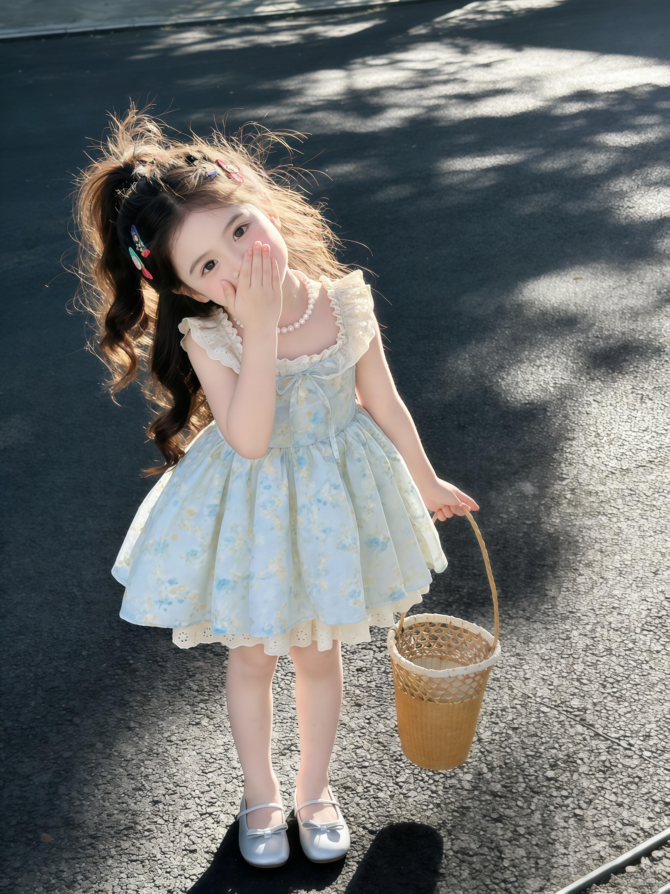 童装女童夏装连衣裙夏季新款蓬蓬裙子儿童小女孩吊带裙宝宝公主裙 — 5