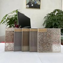 Customized filament glass partition screen double layer jammer lamper cafeteria cafeteria cafeteria office bathroom tempered glass