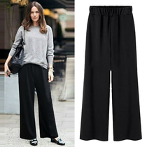 Summer plus size 200kg thin wide leg pants womens hanging chase fat sister loose casual trousers