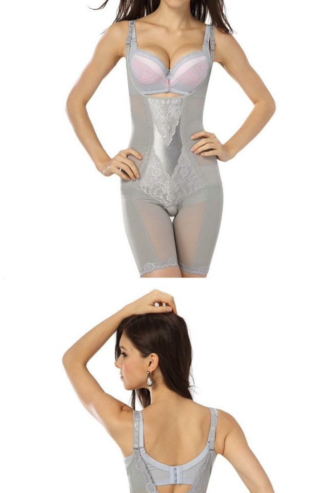 Tingmei chính hãng siêu mỏng thoáng khí S nhỏ được khuyên dùng với liệu pháp từ tính bụng Xiêm corset giảm béo đồ lót cơ thể quan lot