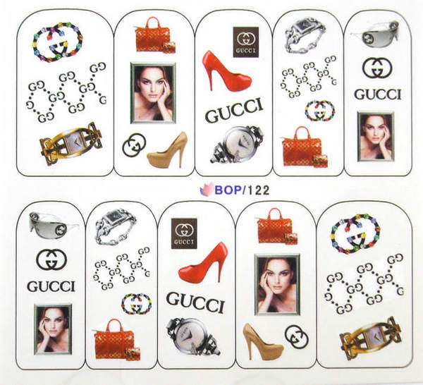 特价新款指甲贴花 美甲水印贴纸 水转印贴 满版水贴BOP系列六